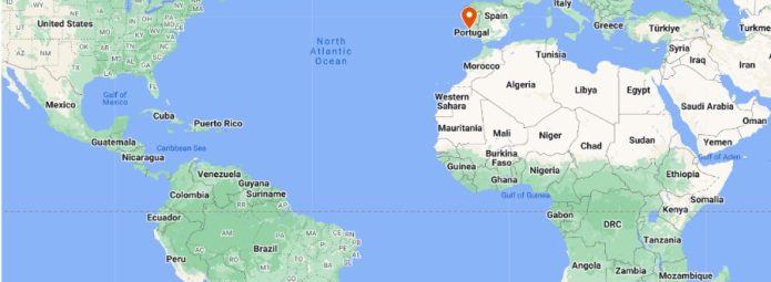 World map with three orange markers in Spain, Brazil, and South Africa. The top left corner displays ASAPbio with a red arrow pointing upwards.