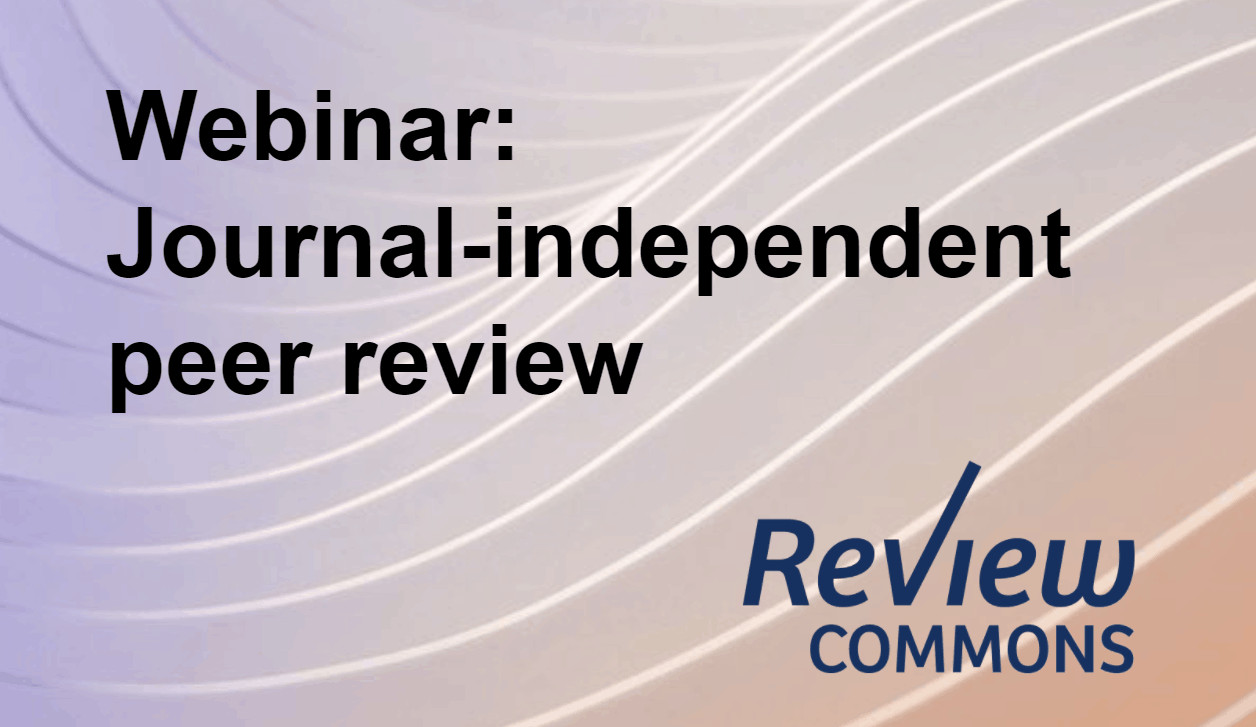 Evaluating Review Commons – the first 9 months