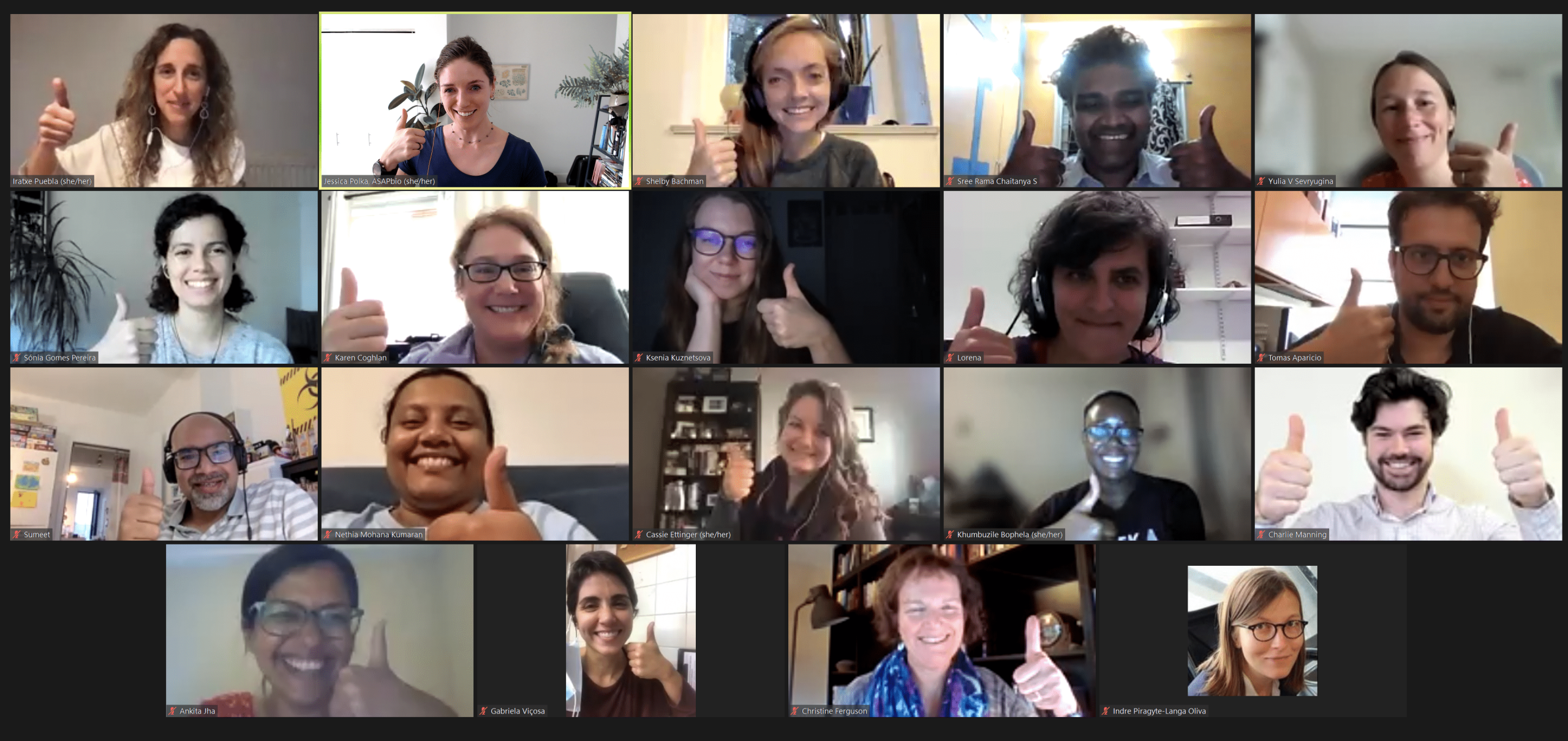 Celebrating the 2021 cohort of ASAPbio Fellows