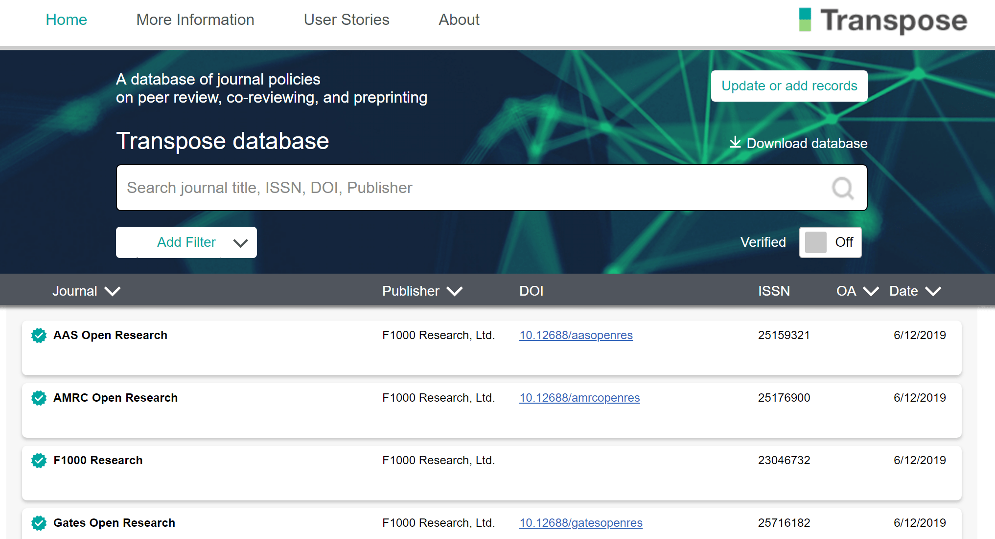 Launching Transpose, a database of journal policies on preprinting & peer review