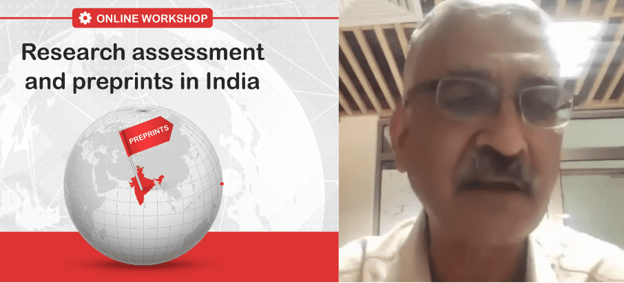 Research assessment and preprints in India: Workshop summary