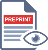 Icon of a document with PREPRINT written on it, featuring horizontal lines representing text. A large eye graphic overlaps the lower-right corner, suggesting review or examination of the document.