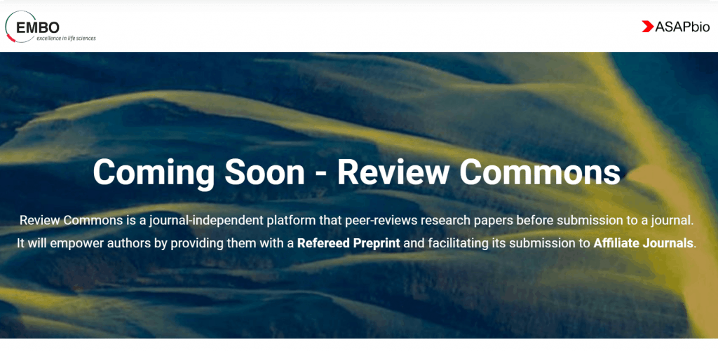 ASAPbio newsletter vol 18 – Review Commons is coming soon!