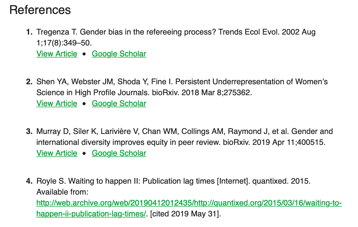 Giving credit where credit is due: how to cite preprints