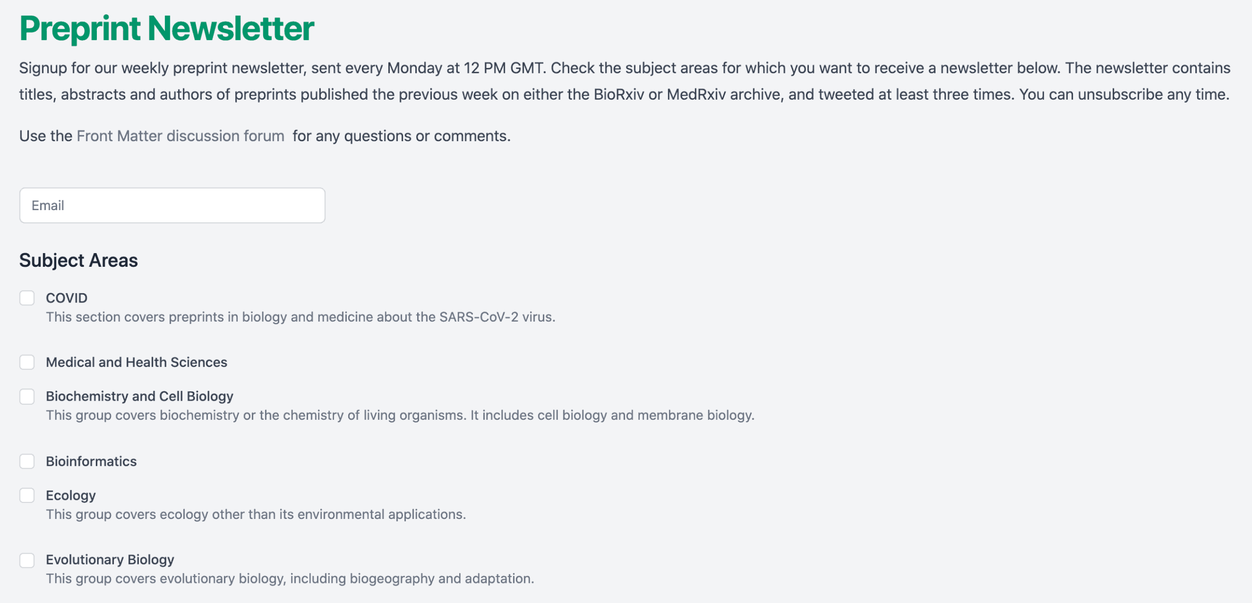 Tackling information overload: identifying relevant preprints and reviewers