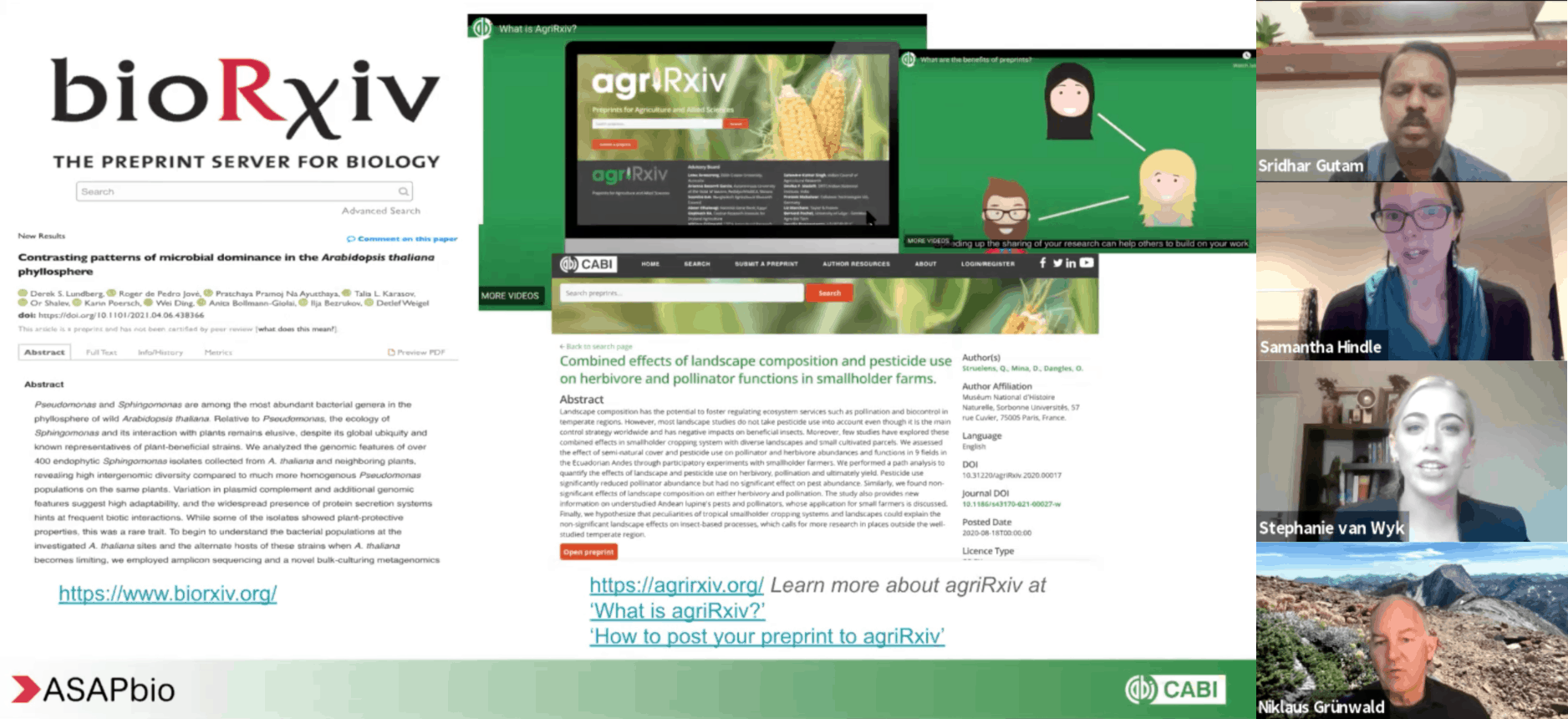 Preprints in plant sciences and agriculture – webinar recap